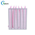 Clean-Link Cleanroom Medium Efficiency Air Flow Industrial Synthetic Coarse Fiber Media F5 F6 F7 F8 F9 Pleat Bag Pocket Air Filter